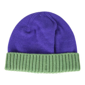 Unisex Wholesale Custom Logo Ribbed <b>Wool</b> Knit <b>Beanies</b> With Winter Cuffed Jacquard <b>Beanie</b> Hat for Women Men Made in Pakistan - Product Image 2