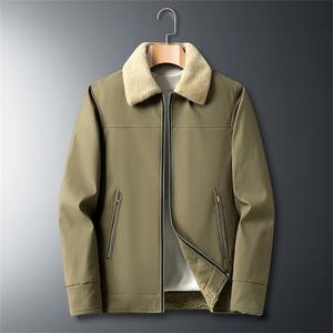 Chaqueta de solapa informal a prueba de viento de lana cálida de invierno para hombre, abrigo Parka, rompevientos Formal de negocios para hombre, abrigo para exteriores, chaqueta superior - Product Image 6
