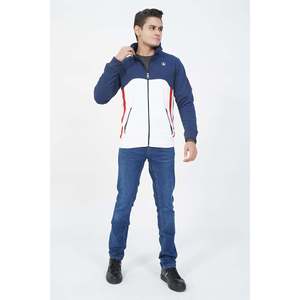JONGSU Men's Winter Hoodie Anti-Wrinkle Anti-Shrink French Terry Lightweight Zipper Collar Streetwear Screen <b>Printed</b> Size 2XL - Product Image 4