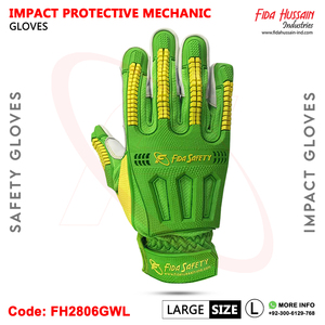 ถุงมือหนังสำหรับทำงานกันแรงกระแทกตัดทนต่อแรงกระแทก - Product Image 4