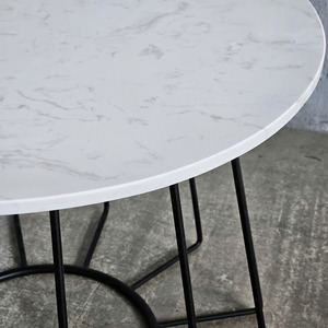 Table basse ronde avec plateau en céramique et structure en fer, catégorie de produits manteaux pour femmes TT68238 - Product Image 6