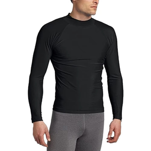 Rashguard OEM ODM Rash Guard Men Sublimation <b>Printed</b> Spandex Bjj Rash Guard Gym <b>Surfing</b> Diving Rash Guard - Product Image 1