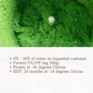 Hojas de Yuca Trituradas Congeladas de Vietnam, la Mejor Calidad, Marca KMI - Almacenamiento a -18°C - Product Image 3