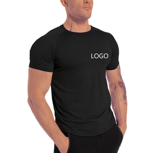 T-shirts vierges élégants à manches courtes et col en O 100% coton pour hommes avec caractéristiques de séchage rapide et de respiration - Product Image 1