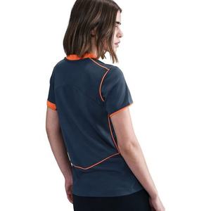 Venta al por mayor de moda: Top informal de verano para mujer, manga corta, cuello redondo, diseño sencillo y holgado, con estampado de sonrisa, disponible en tallas y colores personalizados. - Product Image 3