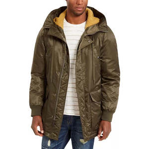 Chaqueta Parka con Capucha Newton para Hombre de American Rag, Color Verde, Talla X-Large, Impermeable - Product Image 1
