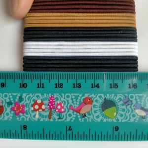 ยางยืดหยุ่นสูงสำหรับผู้หญิงอุปกรณ์เสริมผมบางเป็นมิตรกับสิ่งแวดล้อมผมไม่เป็นยางยืดสำหรับผมออกแบบโลโก้ได้ตามต้องการ - Product Image 4