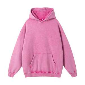 Sweat-shirts à capuche en molleton de haute qualité pour hommes et femmes, dessin animé, poids lourd, surdimensionné, logo personnalisé, 100% coton - Product Image 3