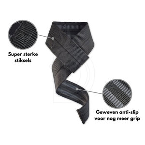 Sangles de levage réglables pour entraînement de musculation, bandes de poignet antidérapantes, sangles de levage en néoprène de qualité supérieure - Product Image 3