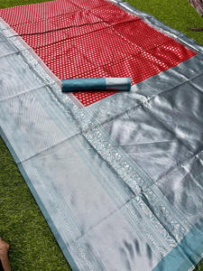 Hot Selling Banarasi Soft Silk Sari High Quality Indian & Pakistani Bridal Wear <b>for</b> Weddings & Festivals Wholesale Price - Product Image 6