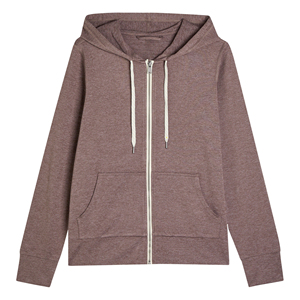 Vêtements en gros sur mesure pour femmes, sweat à capuche zippé délavé à l'acide, en molleton de coton léger, écologique, coupe ajustée, vêtements de sport décontractés, vêtements OEM - Product Image 4