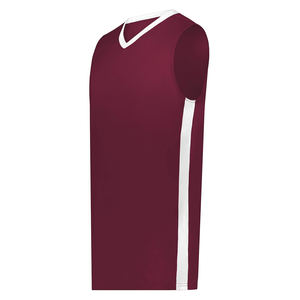 Maillot de basket-ball pour hommes à séchage rapide personnalisé OEM respirant réversible imprimé vêtements de l'équipe d'entraînement de basket-ball - Product Image 3