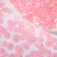 Paillettes en forme de marguerite de 9 mm, paillettes PVC pour nail art, garniture pour coque de téléphone, accessoires, flocons de paillettes