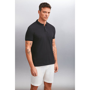 GRIMELANGE MARTEN เสื้อโปโลผู้ชายผ้าฝ้าย 100% แขนสั้นทรงปกติ - Product Image 2