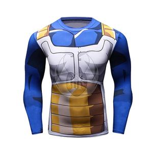 OEM de manga larga de moda seis paquetes 3D sublimación impresa diseño camisas Top estilo clásico Venta caliente Slim Fit Rash Guards - Product Image 1