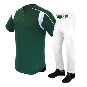 Uniforme de baseball de coupe moderne pour jeunes et adultes Pantalon en jersey personnalisable Équipement de sport confortable et respirant - Product Image 5