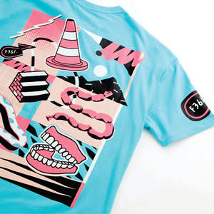 Camiseta de hombre de hombro caído de gran tamaño más vendida, calidad Premium 100% algodón, tendencia de secado rápido, diseño gráfico, estampado sólido - Product Image 4