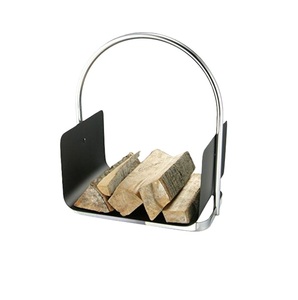 Ensemble d'outils de cheminée à la mode avec outils de porte-bûches intégrés pour ensembles et accessoires de cheminée intérieurs et extérieurs - Product Image 2