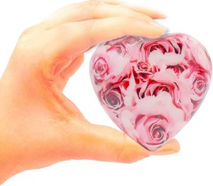 โกศสําหรับเถ้ามนุษย์ ผู้ใหญ่ หญิง และชาย, โกศฝังศพ, โกศตกแต่ง, โกศงานศพ, โกศเผาศพสําหรับผู้หญิง - กุหลาบสีชมพู - Product Image 5