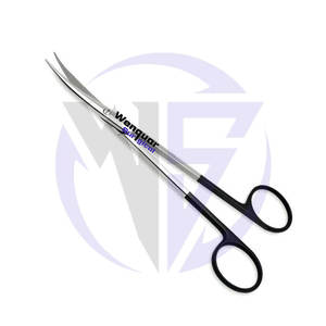 Tijeras Iris para Cirugía Plástica Wenquar, Recubrimiento Semi Negro, Instrumento Quirúrgico de Acero Inoxidable, Mejor Precio - Product Image 3