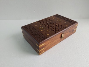 Boîte à bijoux personnalisée en bois de manguier de vente chaude organisateur artisanal pour un stockage élégant et des cadeaux directement de l'usine - Product Image 2