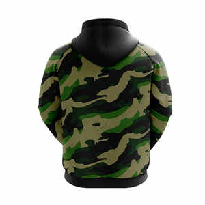 Ropa de calle Sudaderas con capucha y sudaderas con capucha de sublimación de material de poliéster Catton de alta calidad Sudadera con capucha de camuflaje para hombre de ajuste regular de último estilo - Product Image 2