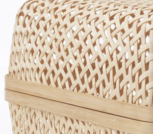 ตะกร้าเก็บของใช้ในครัวเรือนแบบเวียดนามตะกร้าสานมือจากหวายปรับแต่งโลโก้ได้ตามต้องการโซลูชันจัดเก็บวิลโลว์ใช้งานได้ - Product Image 4