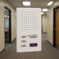 Estación Interior TCS Audio de 5 Botones, Manos Libres, Blanca, ISW3030-0 (ISW3030-0140), Sistema de Intercomunicación por Cable