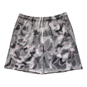 กางเกงขาสั้นตาข่ายของผู้ชายกางเกงขาสั้นบาสเก็ตบอลแห้งเร็วกางเกงขาสั้นบาสเก็ตบอลชายหาดฤดูร้อนสำหรับผู้ชาย - Product Image 4