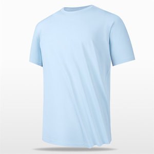 Vente en gros T-shirts d'entraînement à col rond tricot sportif personnalisé séchage rapide 100% coton coupe régulière T-shirt pour homme - Product Image 6