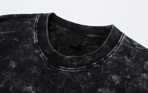 Camisetas de Punto Extra Grandes para Hombre, Estilo Vintage, Lavado Ácido, Cómodas para Verano, 100% Algodón, Cuello Redondo, Transpirables, de Secado Rápido, a la Moda - Product Image 6