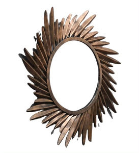 Accesorios de baño Espejo colgante de pared Marco de diseño único Espejo de pared decorativo Hecho a mano a granel - Product Image 1