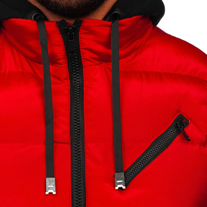 เสื้อแจ็กเก็ตบุนวมแขนกุดมีซิปกันหนาวมีซิปสำหรับผู้ชาย - Product Image 6