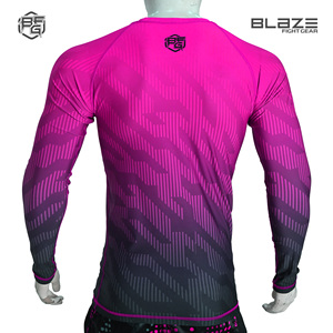 เสื้อ rashguard ซับลิเมตสำหรับผู้ชายแขนยาวสำหรับฟิตเนสยิมฟิตเนส BJJ การฝึกอบรมที่จำเป็น - Product Image 5