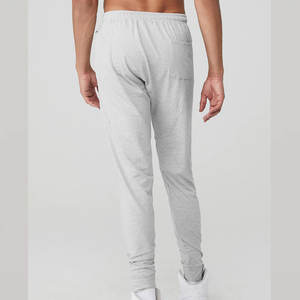 Pantalon de haute qualité pour homme, Streetwear personnalisé, coupe classique avec poches latérales à fermeture éclair, pantalon en lin coupe classique avec cordon de serrage - Product Image 2
