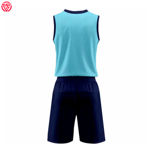 Uniformes de Baloncesto de Manga Corta de Alta Calidad, Cómodos, con el Mejor Diseño, Color Rojo, 100% Poliéster, de Secado Rápido - Product Image 6