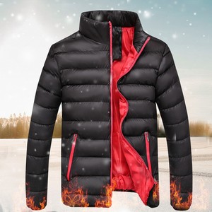 Custom Warm Autumn Outdoor Season Jacket for Men Thick <b>Bubble</b> <b>Coat</b> Casual Outerwear Canvas - Product Image 2