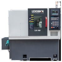 Tour CNC à banc incliné avec banc incliné à 30 degrés et base en fonte HT300 pour petites pièces métalliques de précision et barres de 45 mm