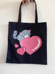 กระเป๋าถือผ้าแคนวาสแบบปรับแต่งได้กระเป๋าผ้าโพลีเอสเตอร์กระเป๋าถือขนาดใหญ่สำหรับร้านขายของชำ - Product Image 5