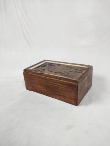 Boîte à bijoux en bois personnalisée avec serrure, ensemble de boîtes à bijoux en bois, nouveaux modèles de haute qualité, noyer noir, boîte à bracelets en bois faite à la main - Product Image 4