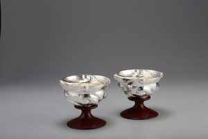 Tazón de servir plateado con Base para el hogar, Hotel y restaurante, nueces de chocolate, tazón de mesa para servir frutas, alimentos de chocolate - Product Image 5