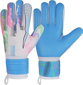 Latest Design Non-Slip Latex Full Finger Quick Drying Outdoor Goalkeeper <b>Gloves</b> <b>Kids</b> Breathable High Quality Sports Use - Product Image 1