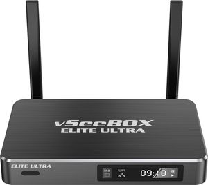 2025 VSeeBox Elite Ultra ใหม่เอี่ยม ยังไม่แกะซีล ระบบ Android 12 ความละเอียด 6K รองรับคำสั่งเสียง ระบบจัดการข้อมูลขนาดใหญ่ วิ่งเร็ว สีเทา - Product Image 2