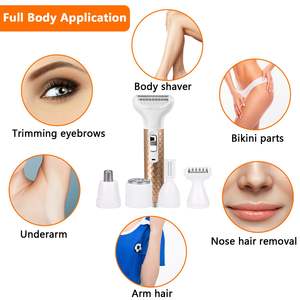 Depiladora Eléctrica para Mujer, Afeitadora para Rostro y Cuerpo, Carga USB, Máquina de Depilación para Zonas Íntimas, Uso Doméstico - Product Image 6