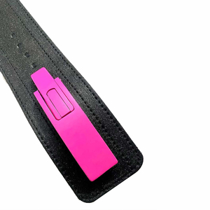 Ceinture à levier en daim de qualité professionnelle de 13mm Logo personnalisé Powerlifting Gym Support dorsal Caractéristique réglable Vente chaude Fitness Gear - Product Image 3