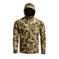Vestes de chasse personnalisées de haute qualité, imperméables, coupe-vent, à col montant, avec design imprimé, en softshell, à fermeture éclair, pour la chasse au canard en plein air