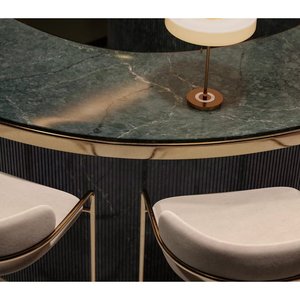 Composición de losa grande de cristal de cuarzo moderno, duradero e impermeable Emerald - Product Image 2