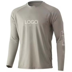 Camiseta de Pesca Ligera de Manga Larga, Estilo Slim Fit, con Estampado Personalizado, 100% Poliéster, OEM 2026, Económica - Product Image 4