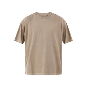 Camiseta personalizada 100% de algodón para hombre, Camiseta de calidad de lujo con cuello redondo y hombros caídos en blanco, ropa de calle, camiseta de gran tamaño para hombre - Product Image 5