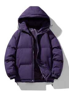 Chaqueta acolchada negra de alta calidad para mantener el calor, chaquetas acolchadas para hombres, chaqueta acolchada de invierno para adultos, chaqueta para exteriores y chaqueta Bomberjacket - Product Image 2